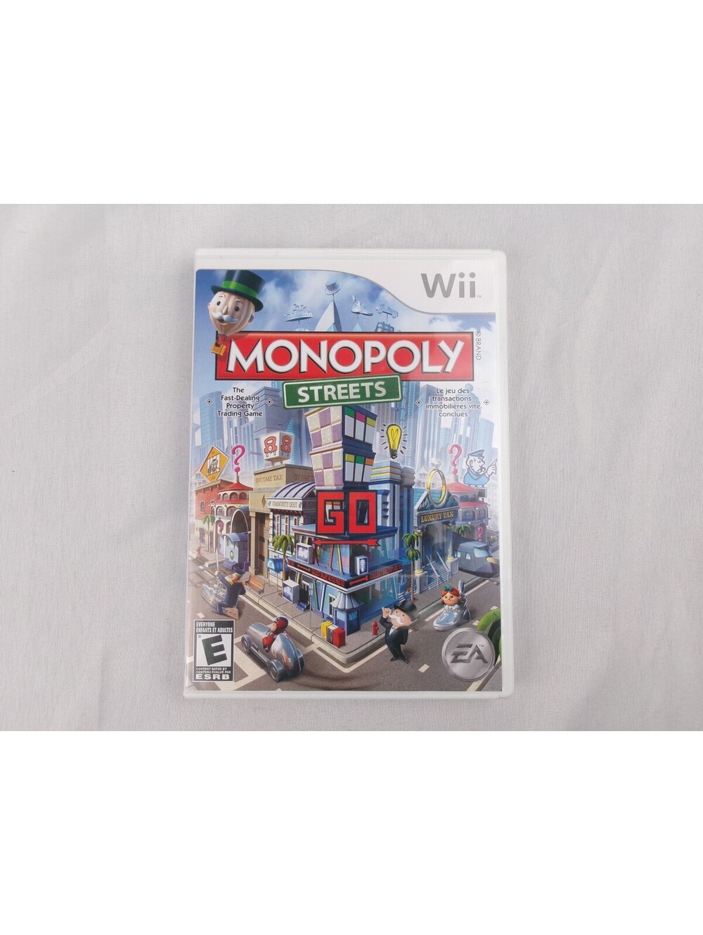 Monopoly Streets Nintendo Wii 2010 Game Tested Working Case No Manual